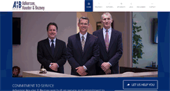 Desktop Screenshot of ahblaw.net